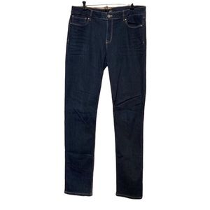 White House Black Market WHBM dark wash slim cut jeans size 10 Tall Long